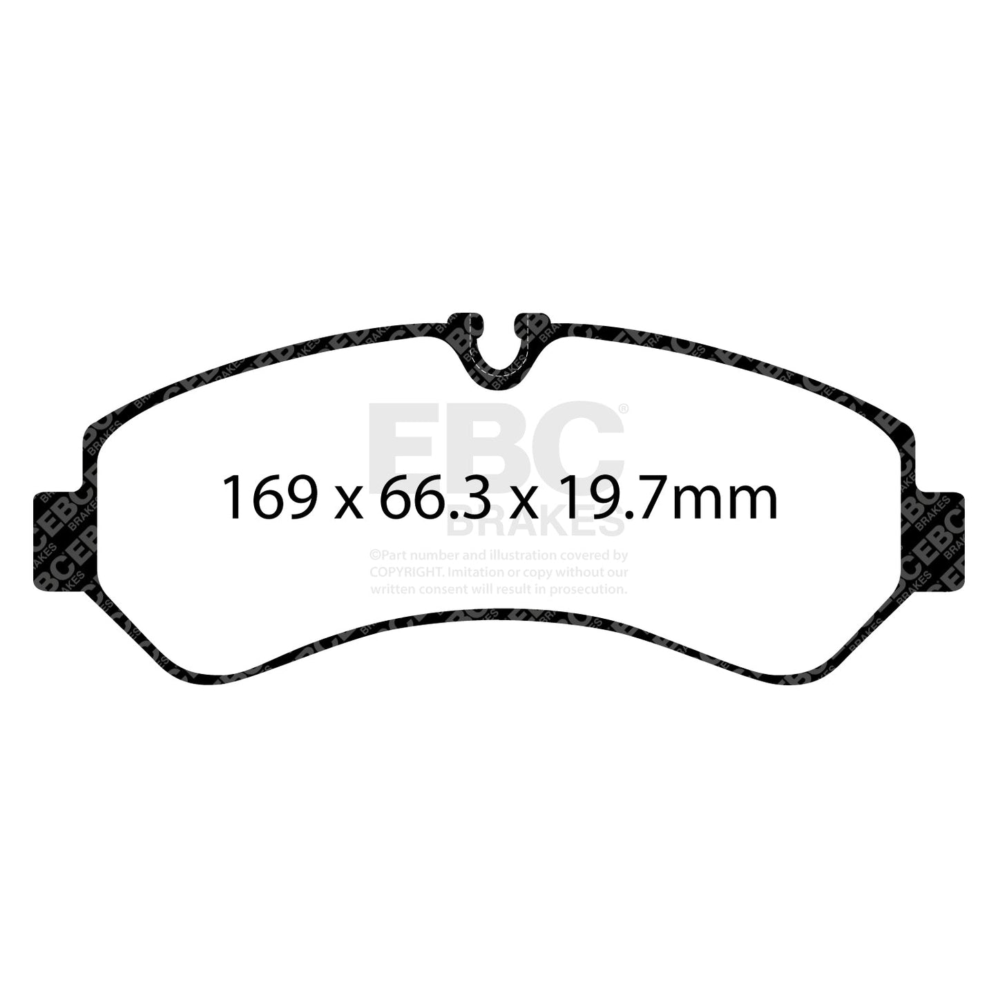 EBC Ultimax OE Replacement Brake Pad Set (DPX2406)