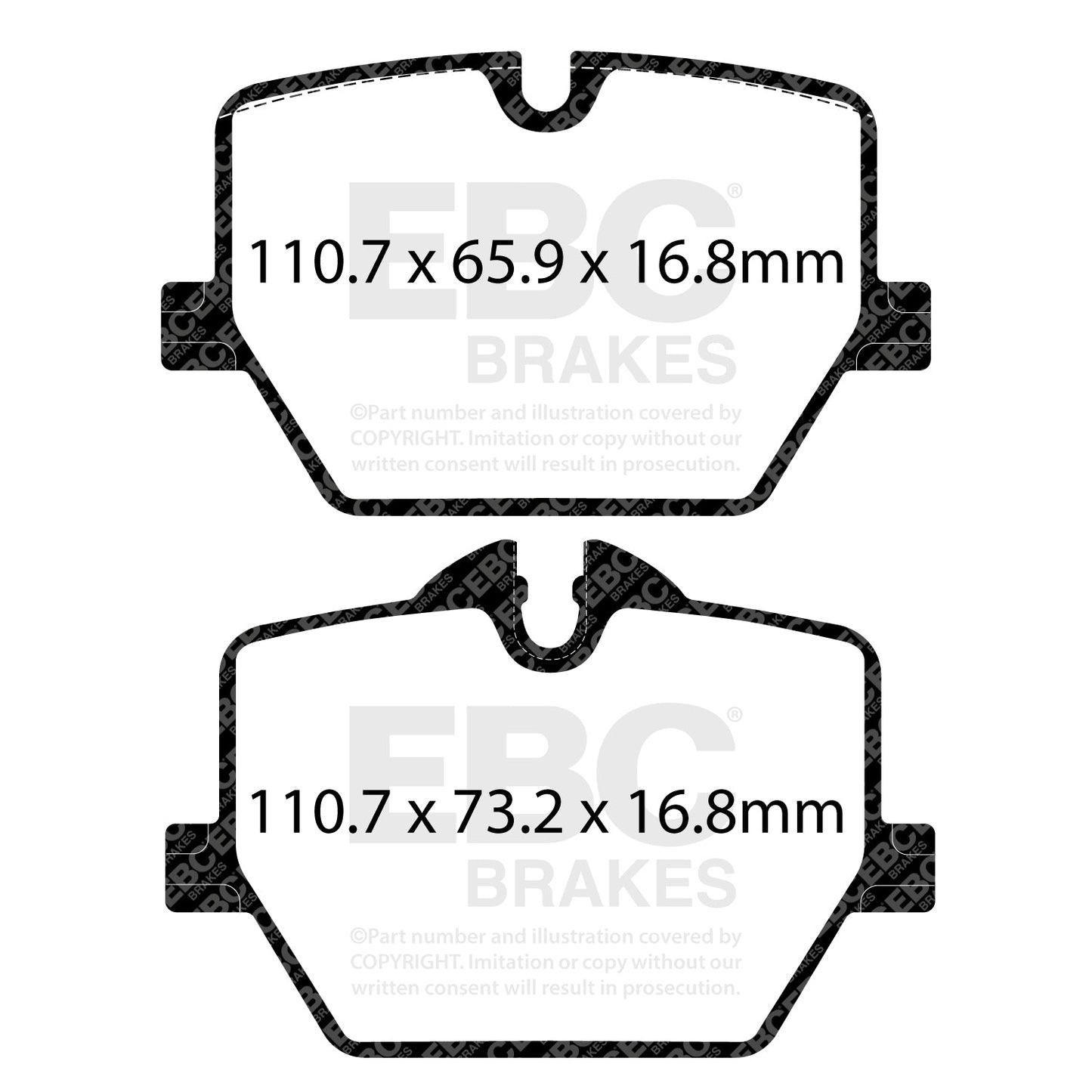 EBC Racing RP-X Track and Race Brake Pads (DP82415RPX)