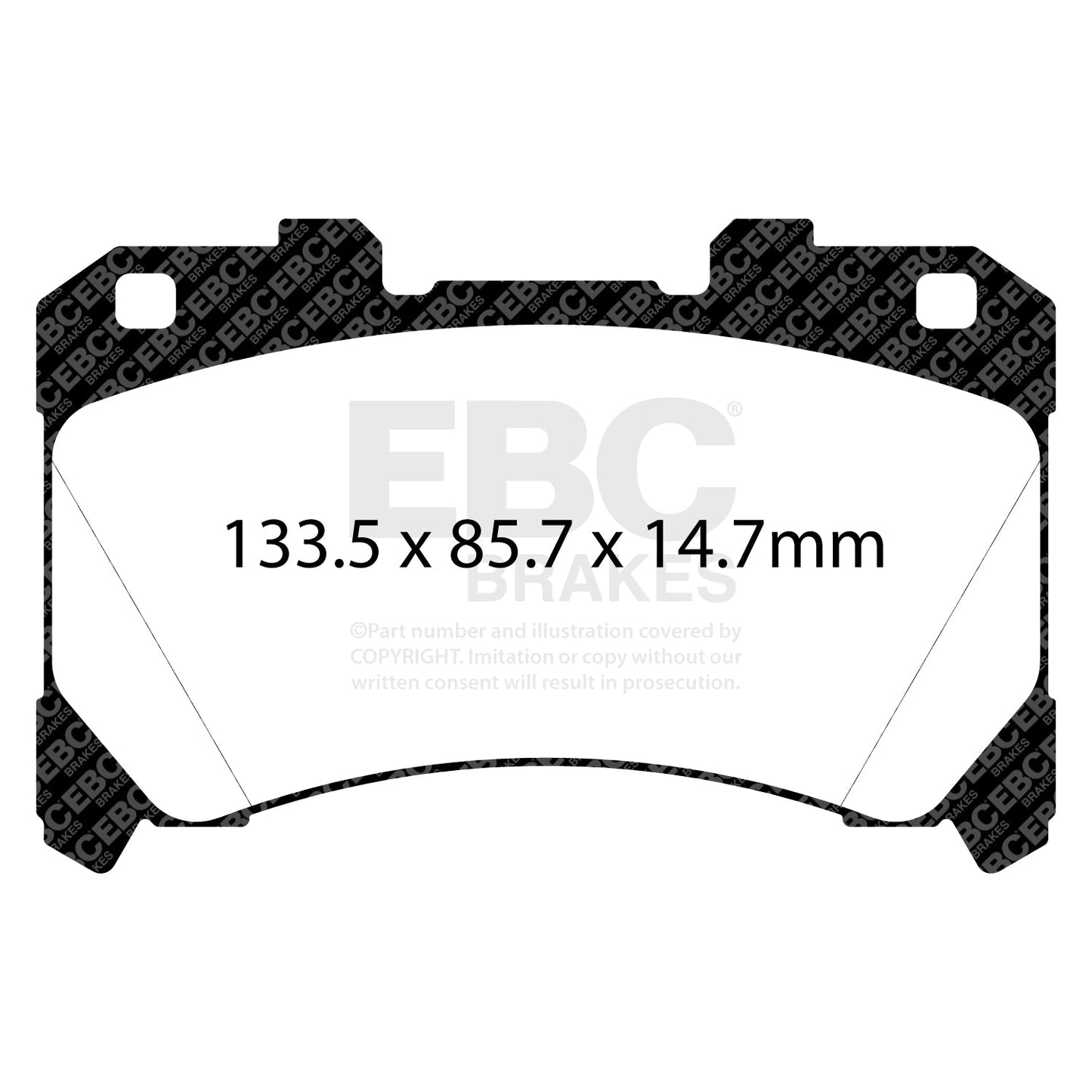 EBC Bluestuff NDX Trackday Brake Pad Set (DP52430NDX)