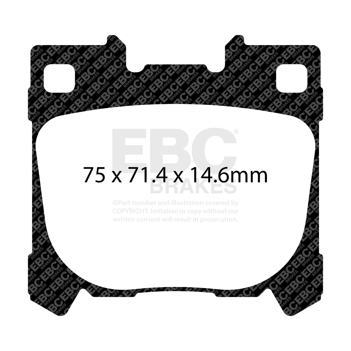EBC Racing Brake Pads - (DP82431RP1) Rear