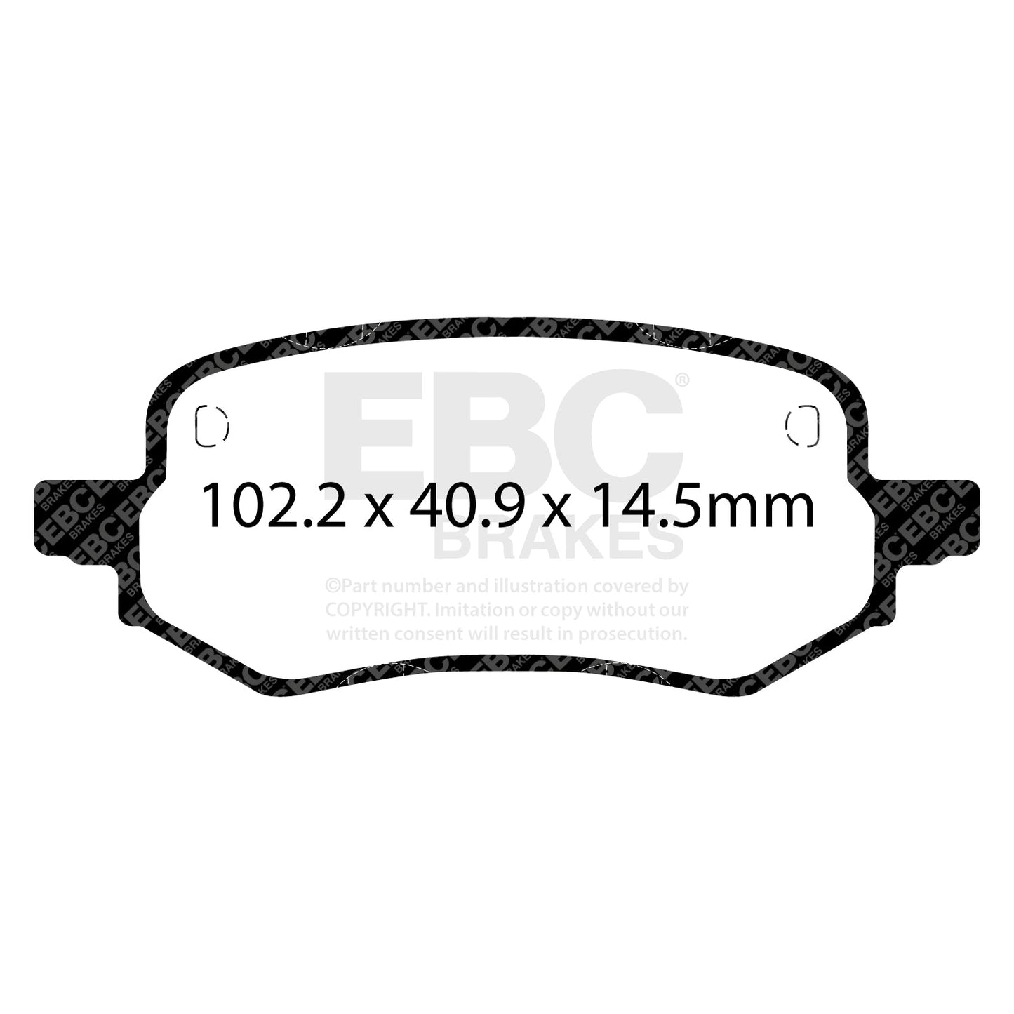 EBC Ultimax Brake Pad OE Replacement Set (DPX2432)