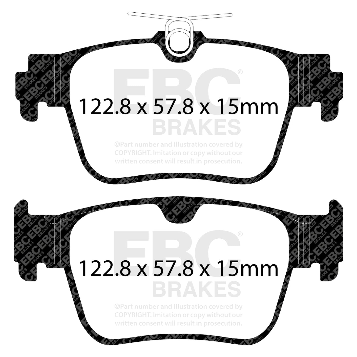 EBC Greenstuff 2000 Series Sport Brake Pad Set (DP22438)