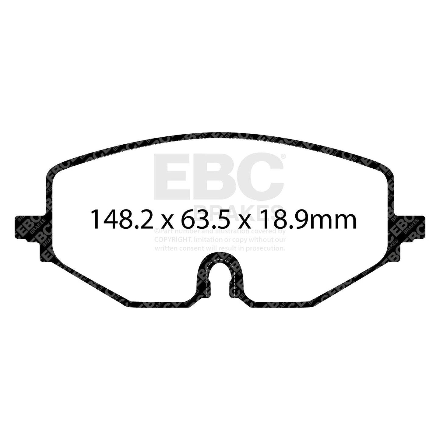 EBC Greenstuff 2000 Series Sport Brake Pad Set (DP22439)
