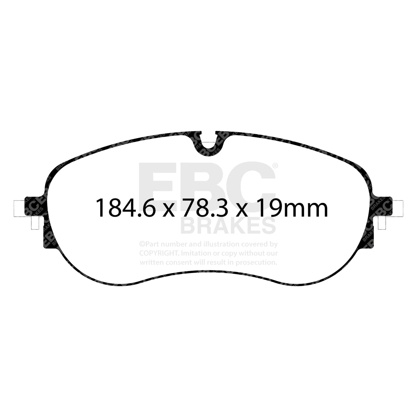 EBC Yellowstuff Brake Pad 4000 Series Sport Set (DP42452R)