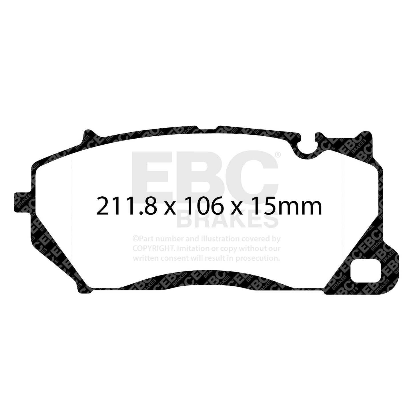 EBC Bluestuff NDX Trackday Brake Pad Set (DP52492NDX)