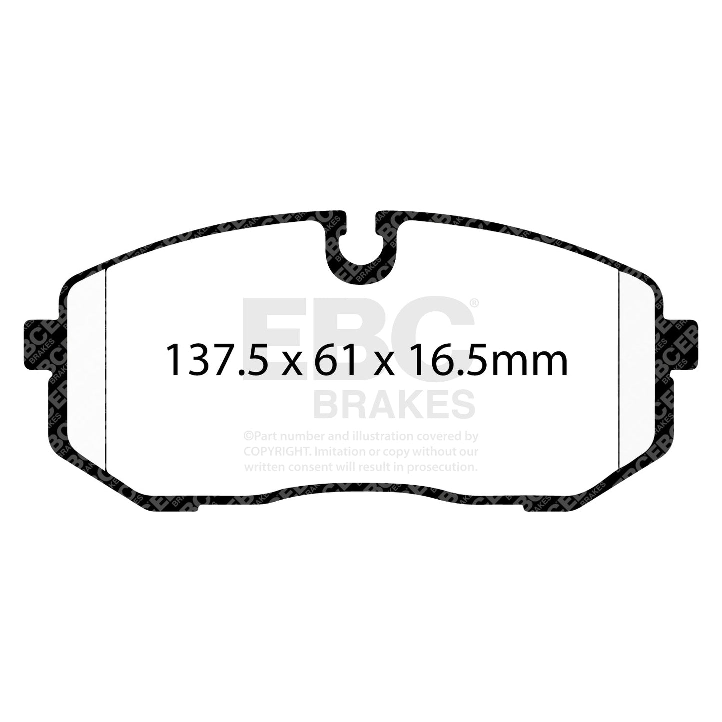 EBC YellowStuff Fast Road & Track Day Brake Pads (DP42500R)