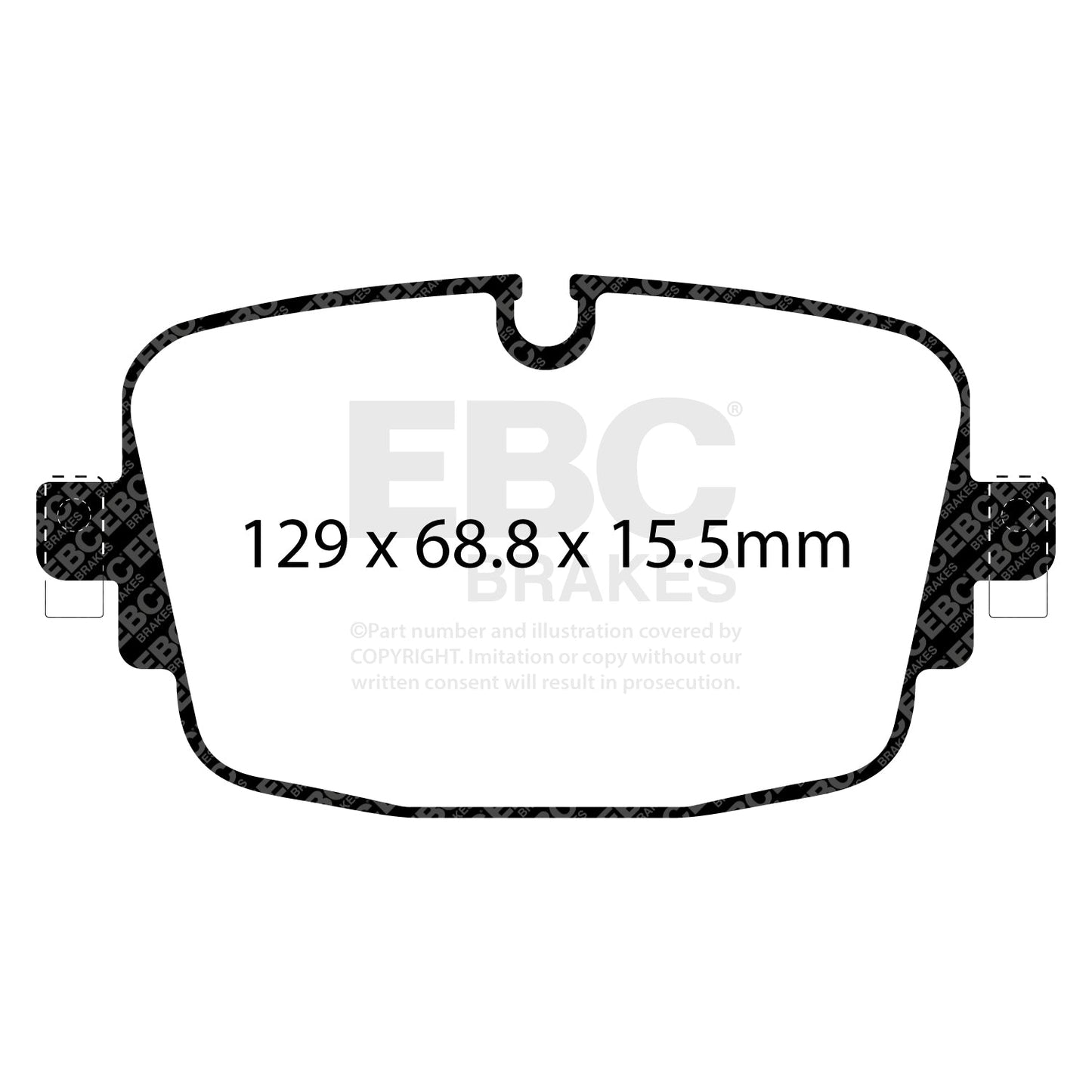 EBC Bluestuff NDX Super-Street & Trackday Brake Pads (DP52516NDX)