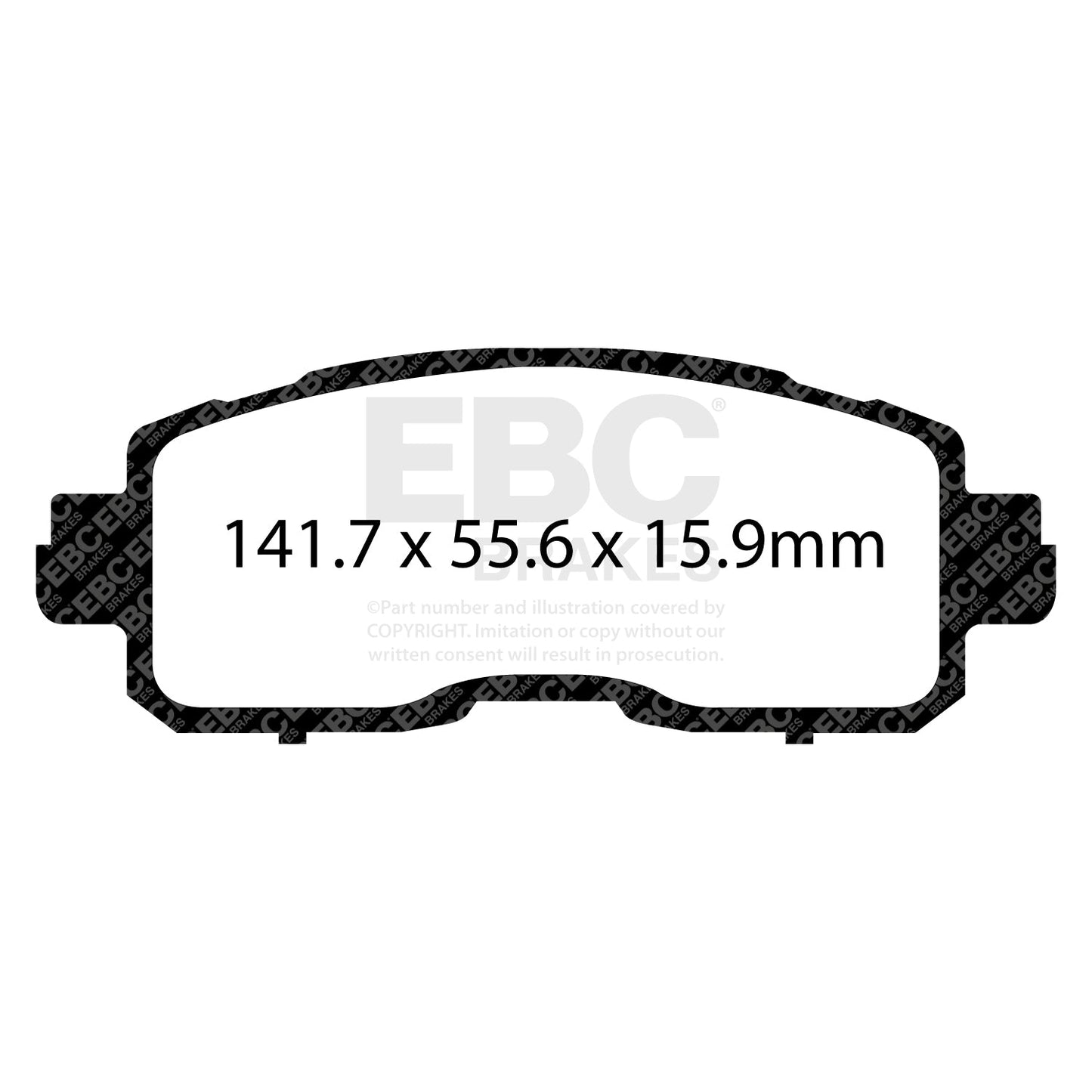 EBC Ultimax OE Replacement Brake Pad Set (DPX3011)