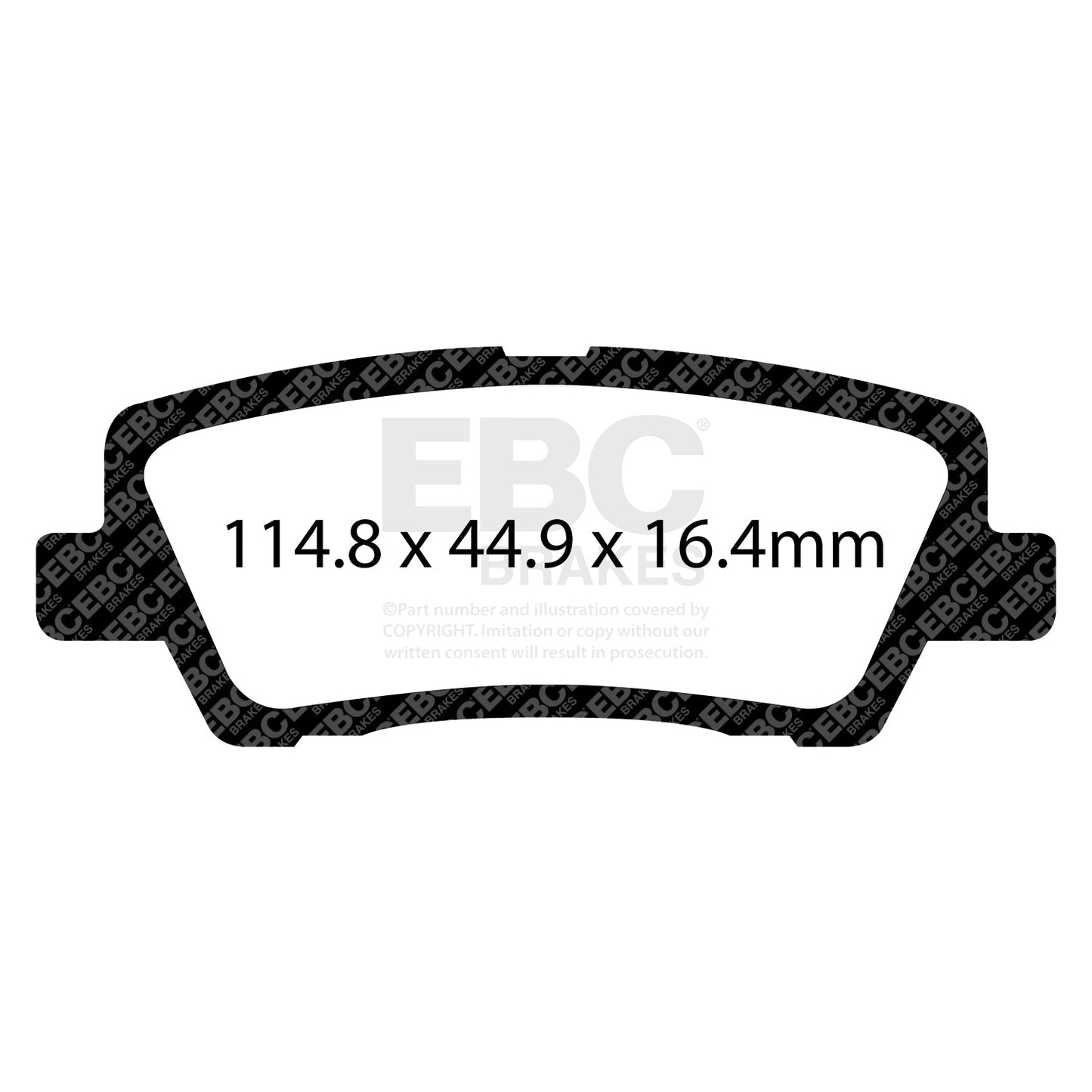 EBC Redstuff 3000 Series Sport Brake Pad Set (DP33012C)