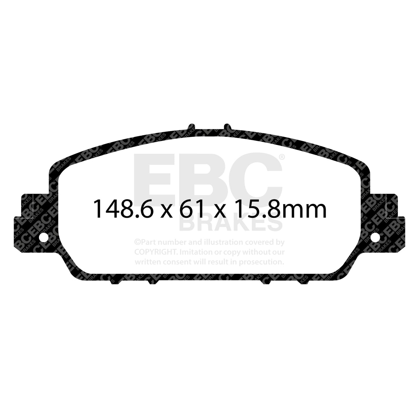 EBC Ultimax OE Replacement Brake Pad Set (DPX3014)