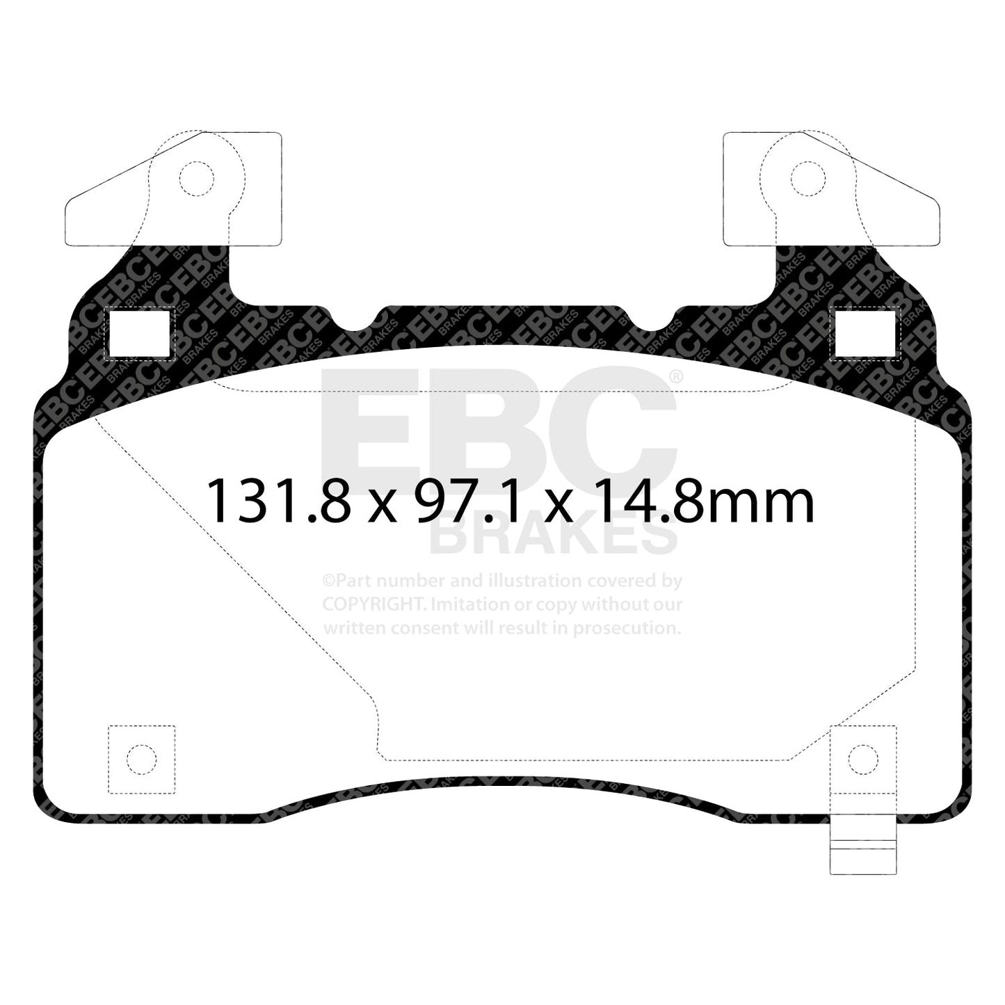 EBC Brakes Pad and Disc Kit (PD04KF1368)