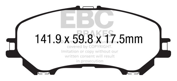 EBC Brakes Pad and Disc Kit (PD03KF1562)