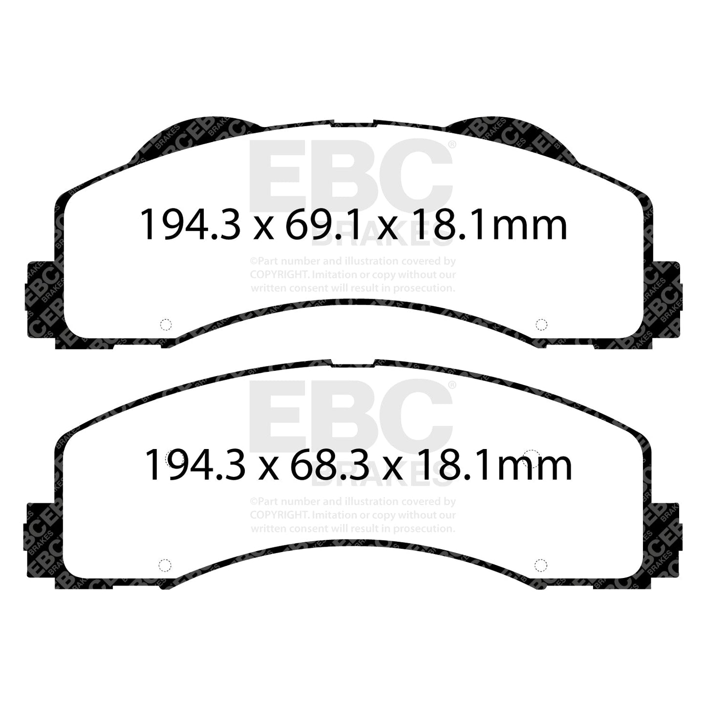 EBC Brakes Pad and Disc Kit (PD11KF1369)