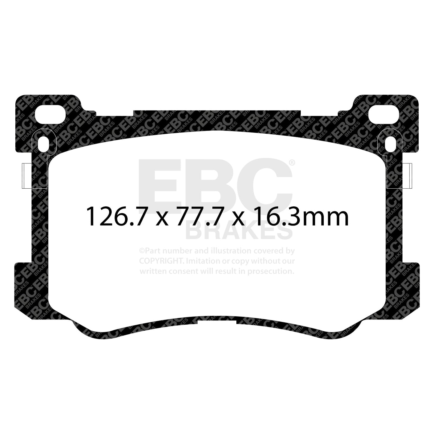 EBC Greenstuff 2000 Series Sport Brake Pad Set (DP23048)