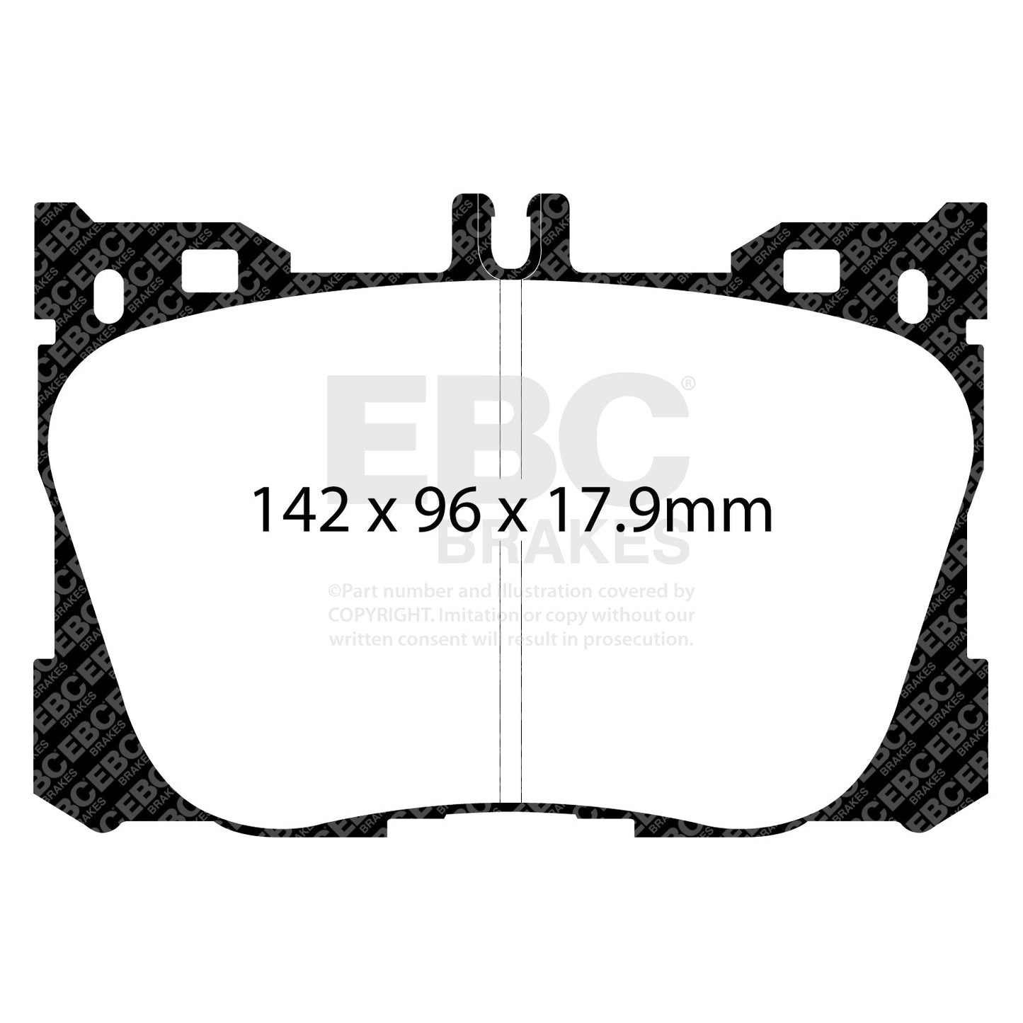 EBC Redstuff 3000 Series Sport Brake Pad Set (DP33070C)