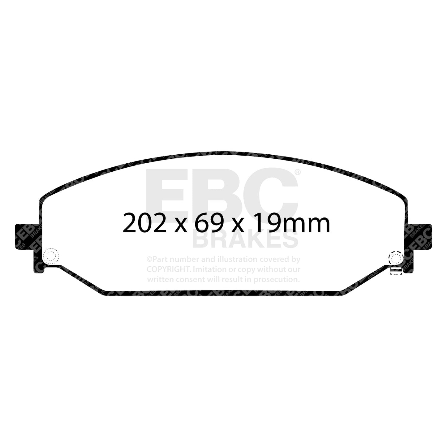 EBC Bluestuff Brake Pad 5000 Series TrackDay Set (DP53094NDX)