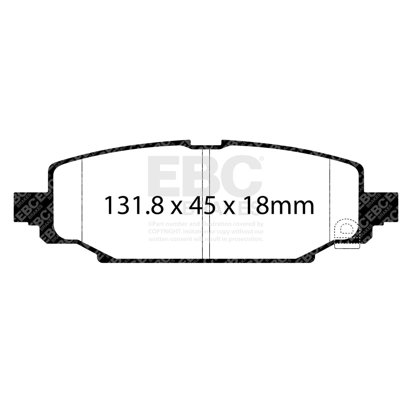 EBC Ultimax OE Replacement Brake Pad Set (DPX3101)