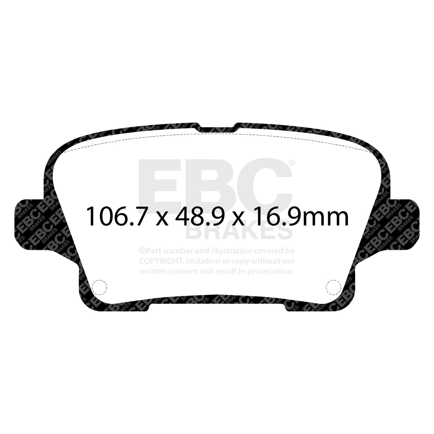 EBC Greenstuff 2000 Series Sport Brake Pad Set (DP23125)
