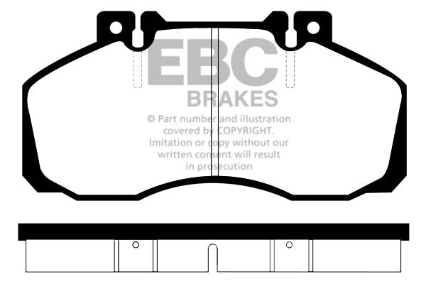 EBC Brakes Ultimax Pad and Plain Disc kit (PDKF2482)