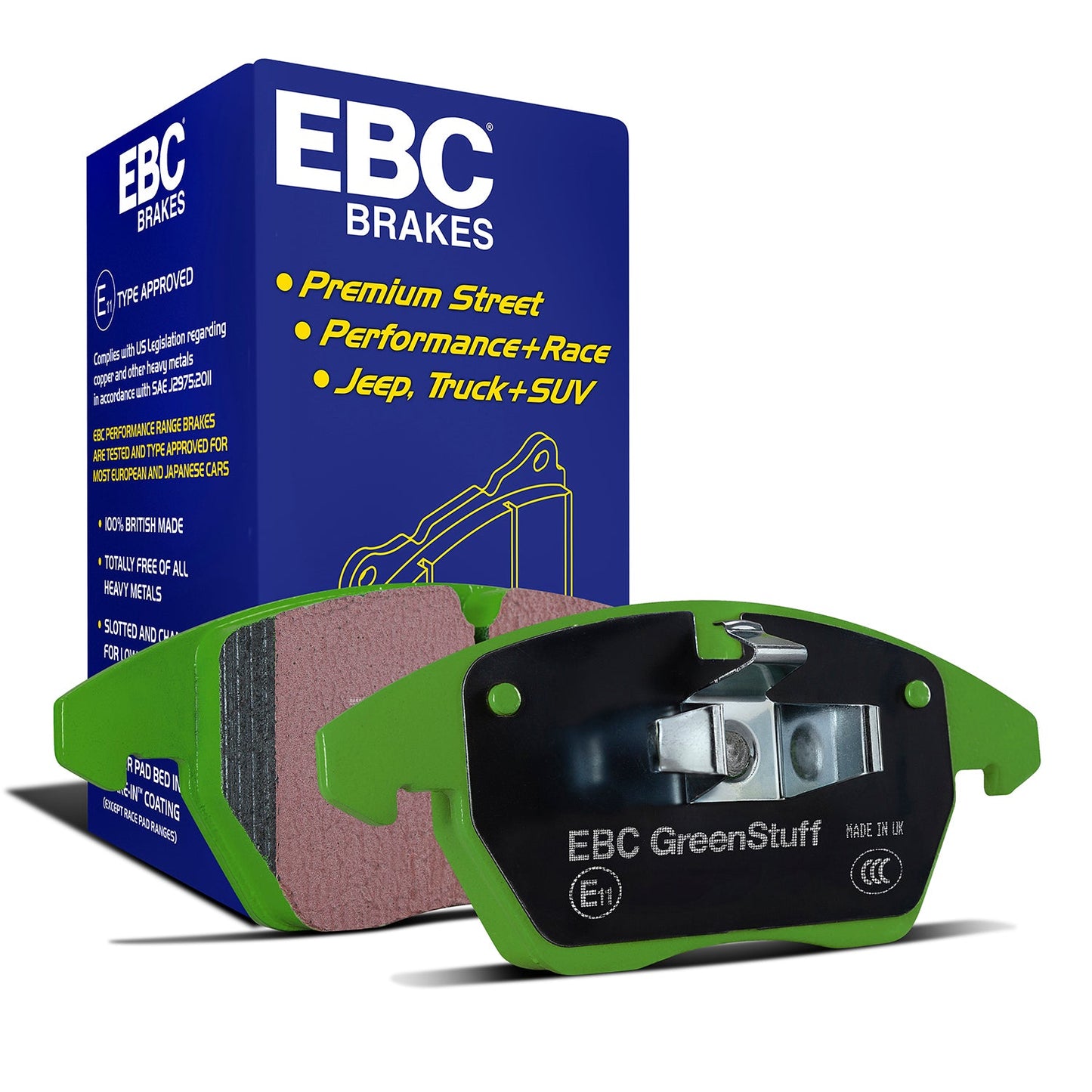 EBC Greenstuff 2000 Series Sport Brake Pad Set (DP21338)