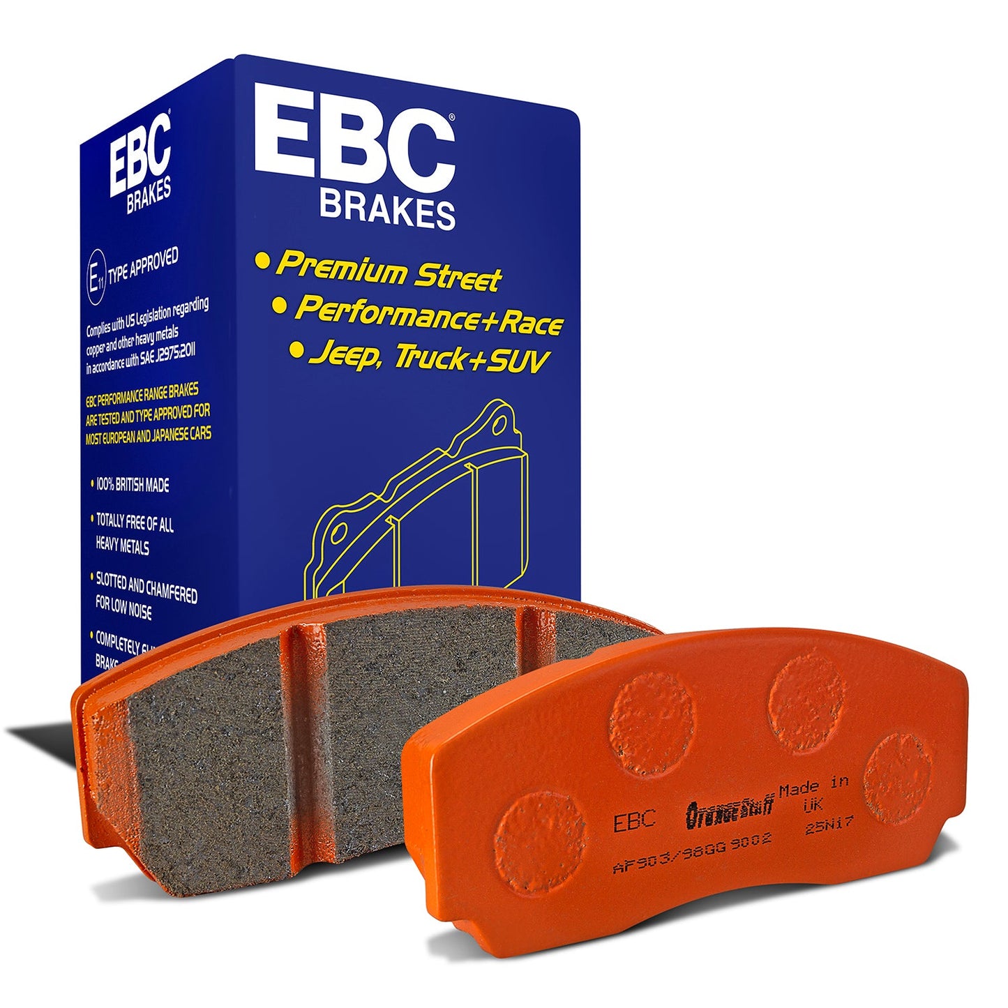 EBC Orangestuff 9000 Series Race Brake Pad Set (DP91758)