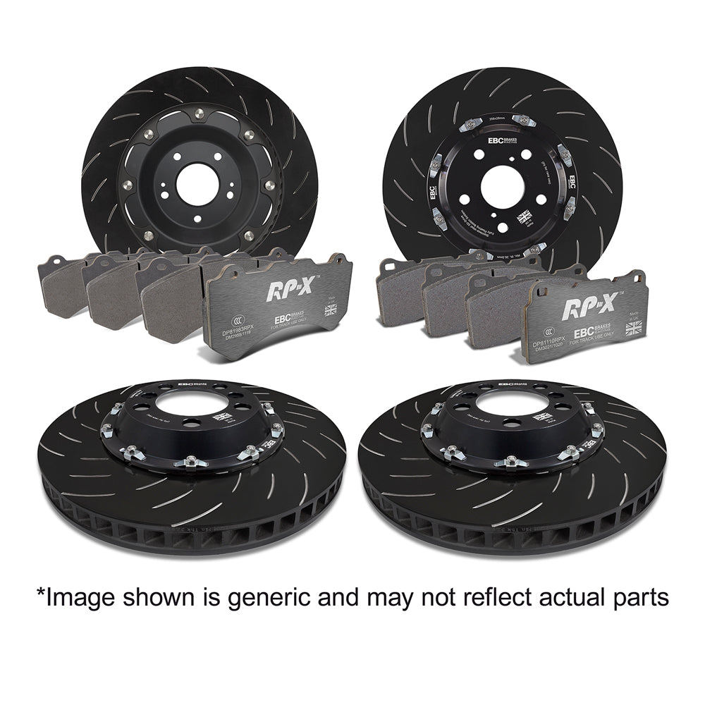 EBC Full Race RPX Pad & 2pc Disc Kit FULL VEHICLE - (P2DK047RPX) Full Car