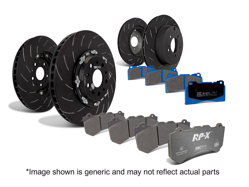 EBC Full Race RPX Pad & 2pc Disc Kit FULL VEHICLE - (P2DK034RPX) Full Car