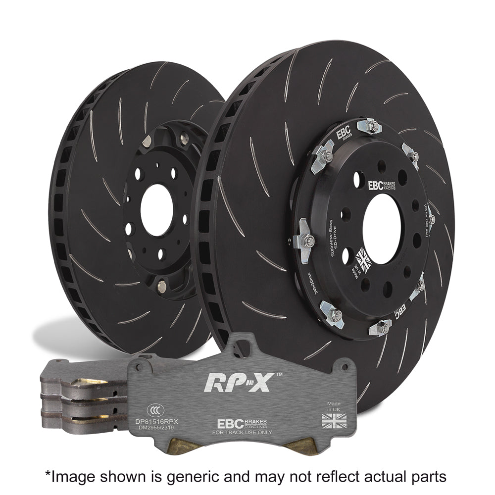 EBC Brakes Racing Pad and 2-Piece Fully-Floating Disc Kit (P2DK013RPX)