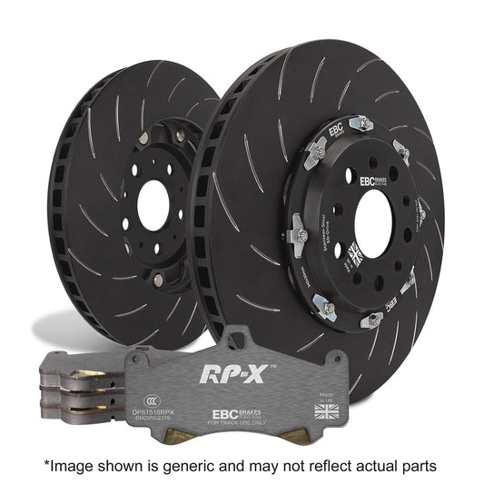 EBC Brakes Racing Pad and 2-Piece Fully-Floating Disc Kit (P2DK042RPX)