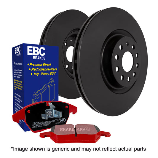 EBC Brakes Redstuff Pad and Plain Disc kit (PD02KR340)