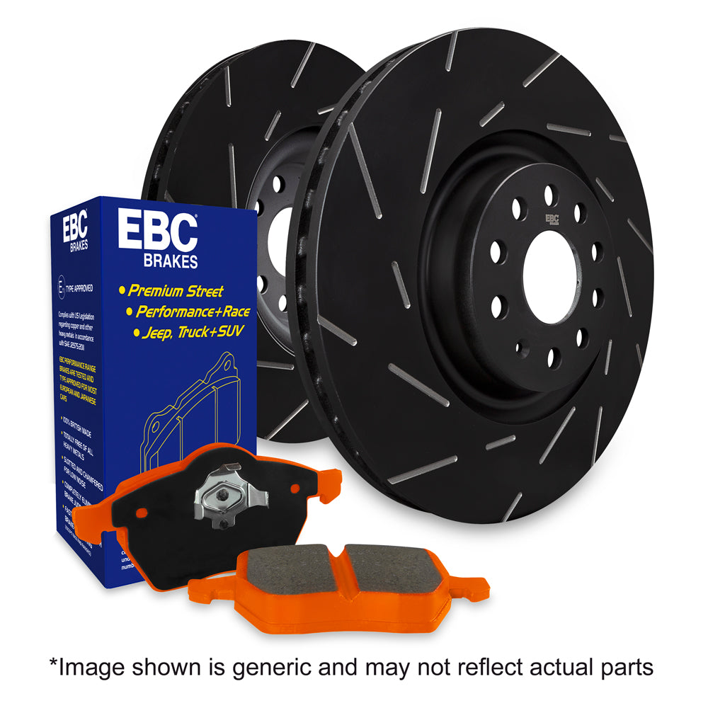 EBC Brakes Orangestuff Pad and USR Disc kit (PD10KR630)