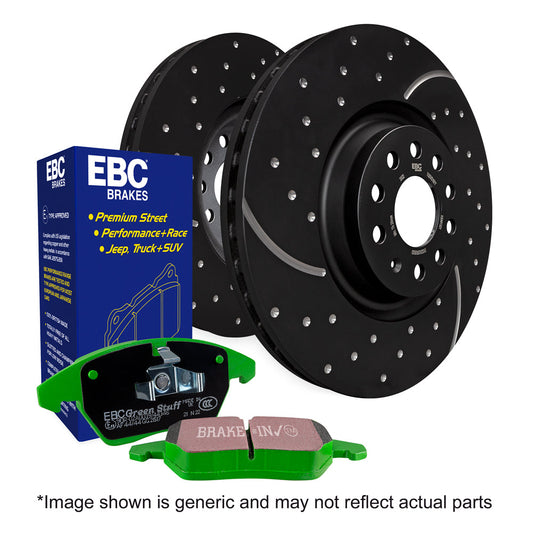 EBC Brakes Greenstuff Pad and GD Disc Kit (PD11KF834)