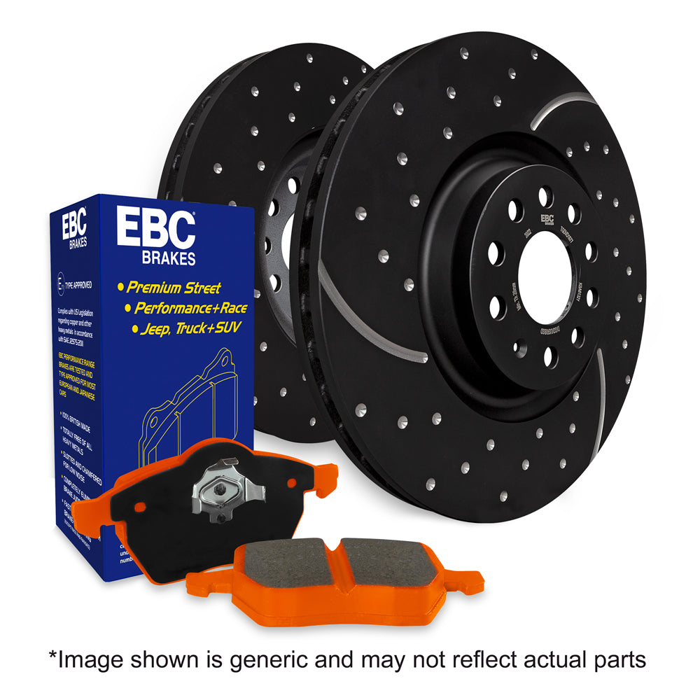 EBC Brakes Orangestuff Pad and GD Disc Kit (PD15KR518)