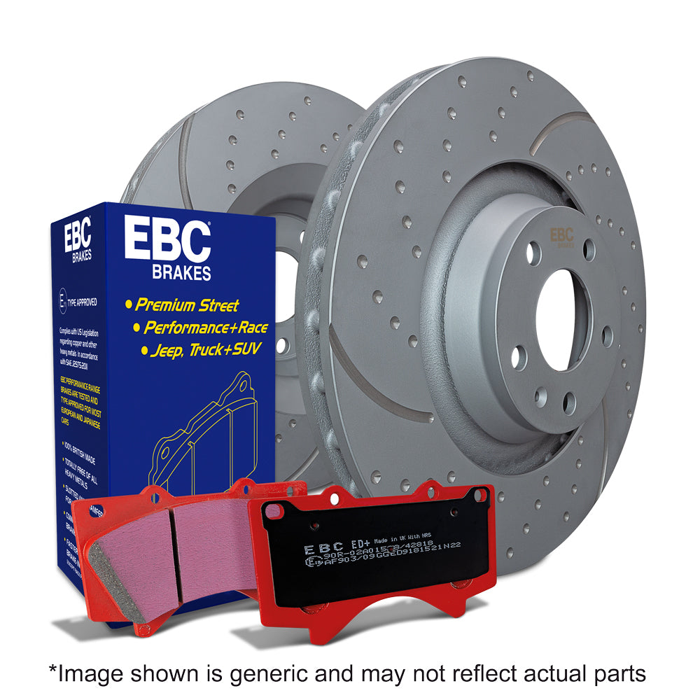 EBC Brakes Orangestuff Pad and GD Disc Kit (PD15KR066)