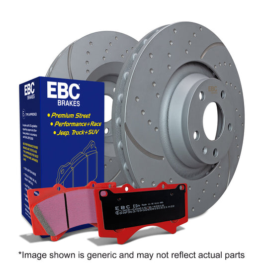 EBC Brakes Orangestuff Pad and GD Disc Kit (PD15KR066)