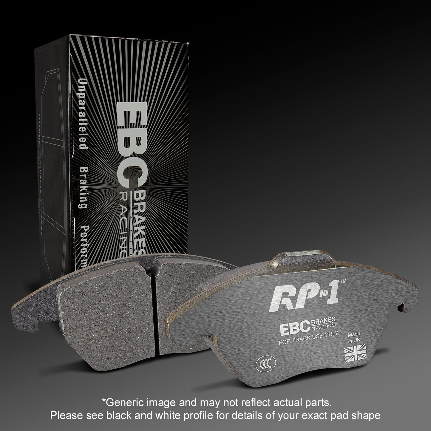 EBC Brakes RP1 Racing Pad (DP81594RP1) Front
