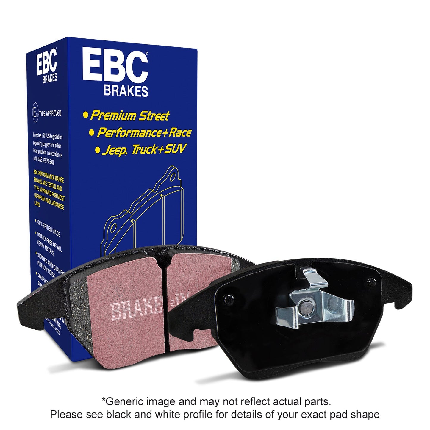 EBC Performance Pack Pad & Line Kit with Orangestuff Pads (PLK1922R)