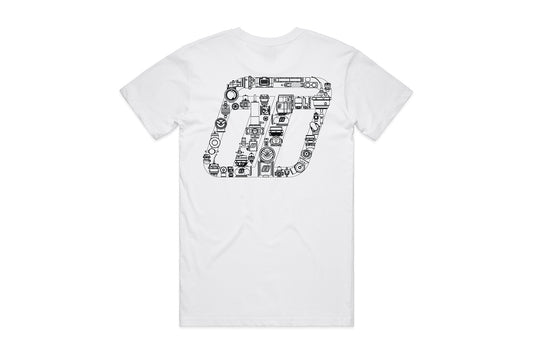 Turbosmart T-Shirt T Logo (White) XXL