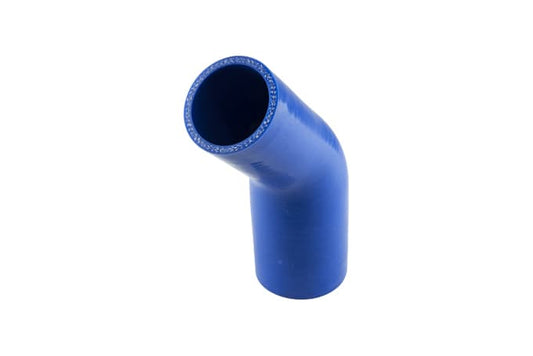 Silicon Hose 45 Reducer Elbow 2.00"-2.50" Blue (DISCONTINUED)