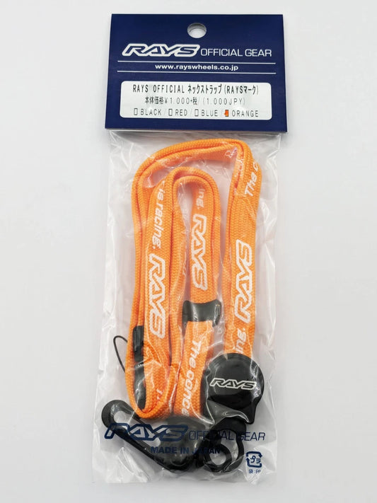 RAYS OFFICIAL Neck Strap ORANGE/BLACK/BLUE/RED