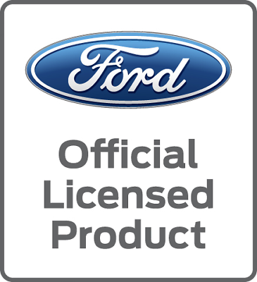 Richbrook Official Licensed BLUE Embossed Leather Keyring - Ford