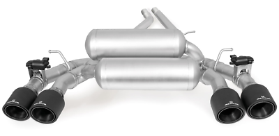 BMW M2 Competition Remus Stainless RACING Axle-Back Exhaust w/Carbon Tailpipes