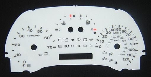 Lockwood Fiat Doblo 2001- WHITE Dial Conversion Kit C043