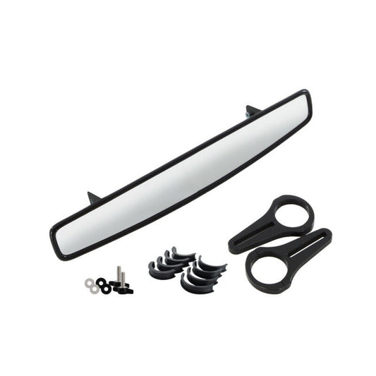 BG Racing 15" Wide Angle Rear View Mirror inc Brackets & Packers (BGR756)