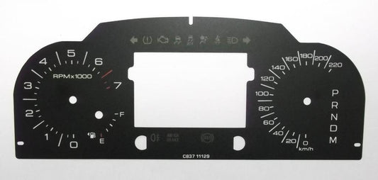 Lockwood Ford Edge KMH BLACK Dial Conversion Kit C837