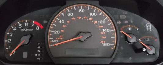 Lockwood Honda Accord Mk7 2003-2007 BLACK Dial Conversion Kit C830