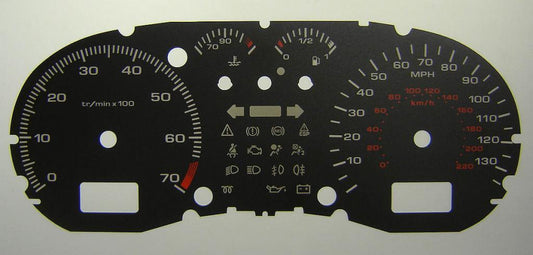 Lockwood Peugeot 307 BLACK Dial Conversion Kit C150