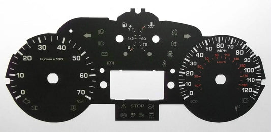 Lockwood Peugeot Partner BLACK Dial Conversion Kit C326