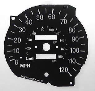 Lockwood Mitsubishi GTO/3000GT BLACK Dial Conversion Kit C012
