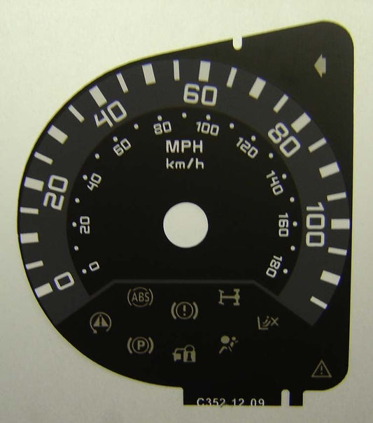 Lockwood Iveco Daily 2009 50c18 BLACK Dial Conversion Kit C352